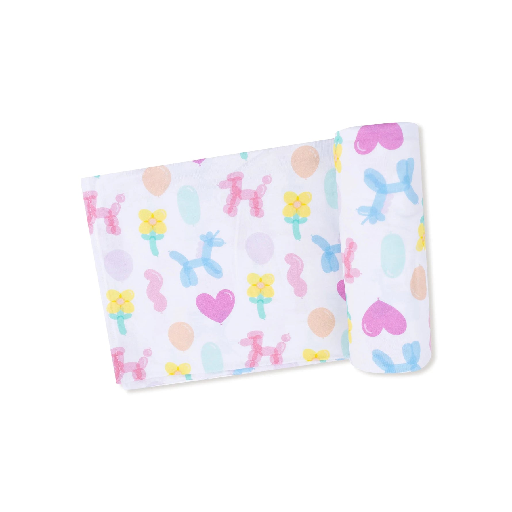 Angel Dear Balloon Animals - Pink - Swaddle Blanket - 