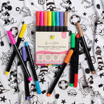 Bam & Stitch Bam Fabric Markers | 8 - Piece Set for Color - Your - Own Bamboo PJs - 