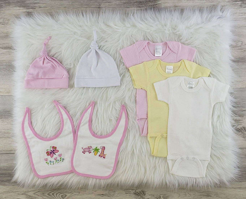 7 Pc BambiniThis comprehensive Bambini layette set is expertly designed with cozy, breathable cotton to ensure ultimate comfort for newborns. Perfect for moms-to-be, it makes a Everetts Place: Online Boutique 