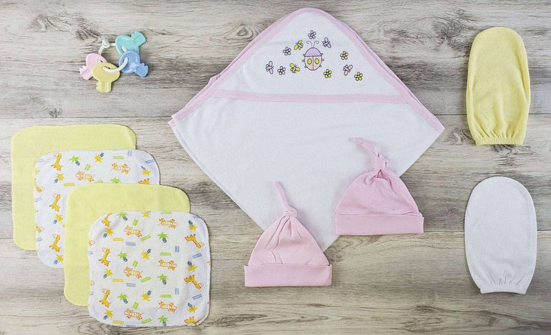 Bambini Hooded Towel, Bath Mittens, Hats and Wash Coths - Everetts Place: Online Boutique - Kids & Babies