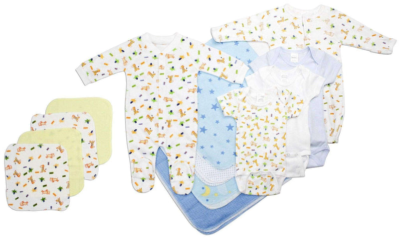 Bambini Newborn Baby Boy 13 Pc Layette Baby Shower Gift Set - Everetts Place: Online Boutique - Kids & Babies