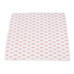 Newcastle Classics Bamboo Blanket with Pink Monster Trucks and Polka Dots for Baby Girls - 