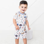 Bestaroo Bamboo Boogie Kids Shorts Pajamas Set For Sleep And Play - 
