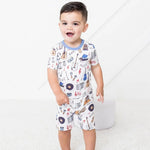 Bestaroo Bamboo Boogie Kids Shorts Pajamas Set For Sleep And Play - 