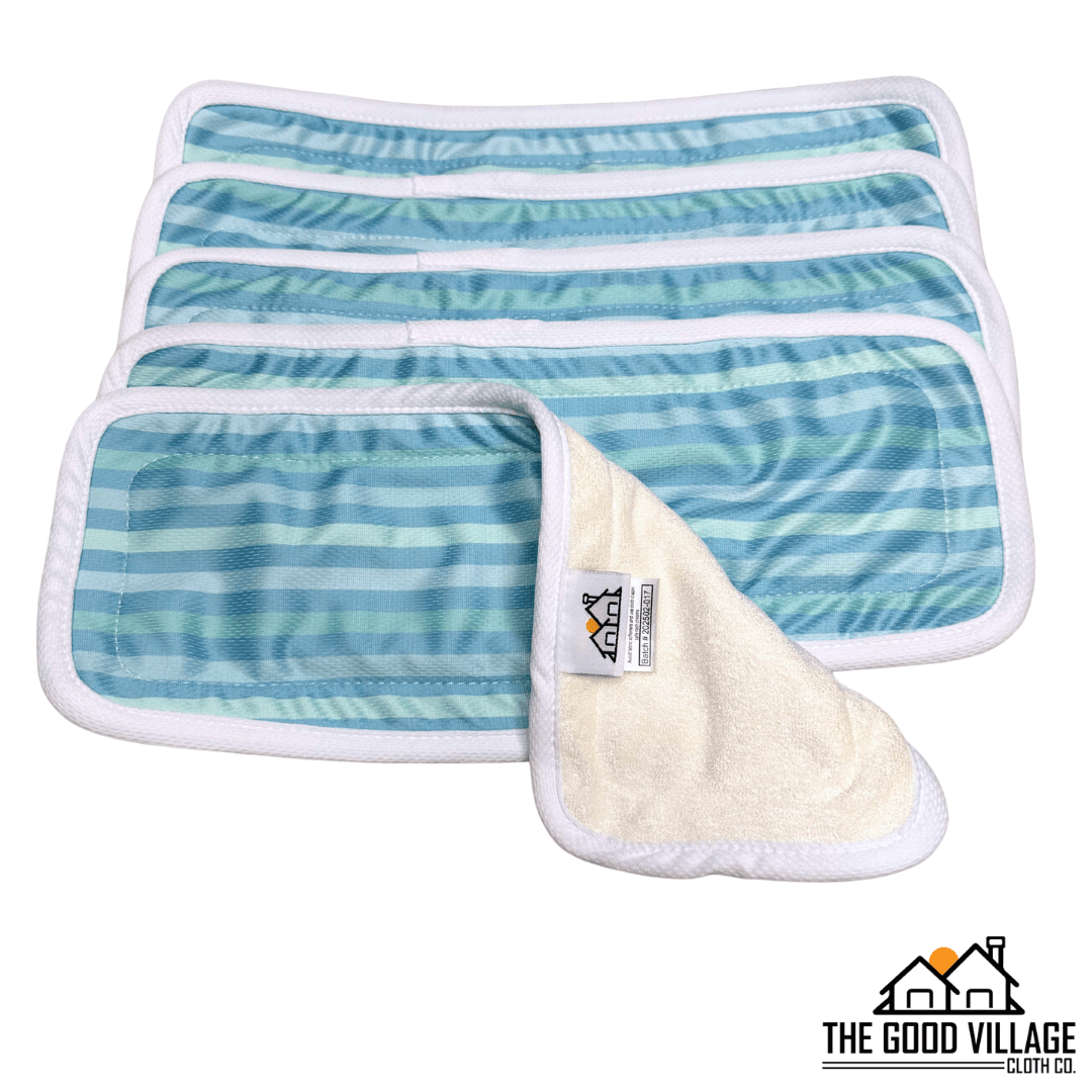 The Good Village Cloth Co. Bamboo Booster | 5 Pack | Breezy Bands - 