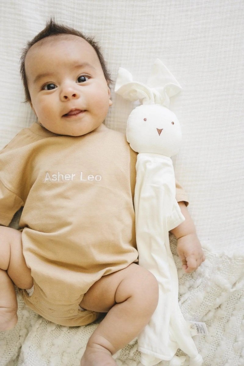 Little Joy Co. Bamboo Bunny Lovey Soft Baby Blanket by Little Joy Co - Everetts Place Boutique - 