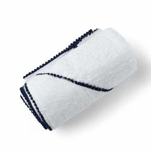 Bamboo Cotton Pom Pom Hooded Towel - Everetts Place: Online Boutique - bath towels