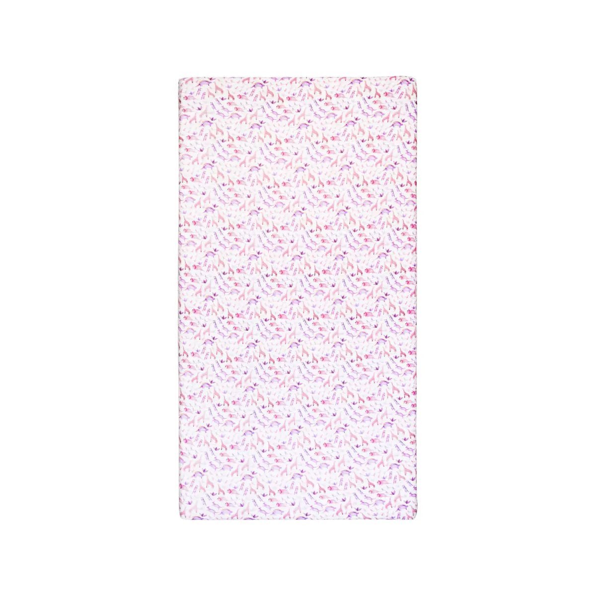 Dreamland Baby Bamboo Fitted Crib Sheets with LuxeWeave Fabric for Baby Comfort - 