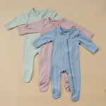 Bamboo Footed Bamboo Zippy Pajamas - Baby & Toddler Clothing, Textile, Pink, Purple, One-piece garment | Everetts Place