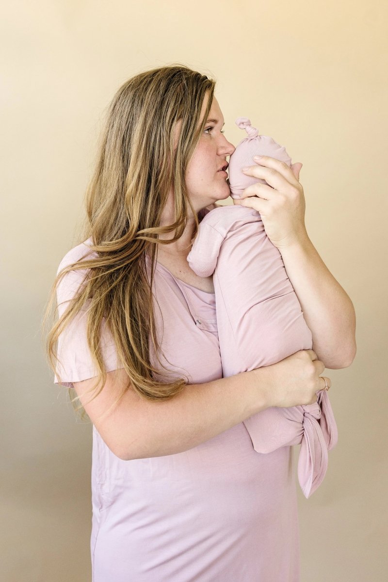 Little Joy Co. Bamboo Labor And Delivery Gown For Nursing And Skin To Skin - Everetts Place Boutique - 