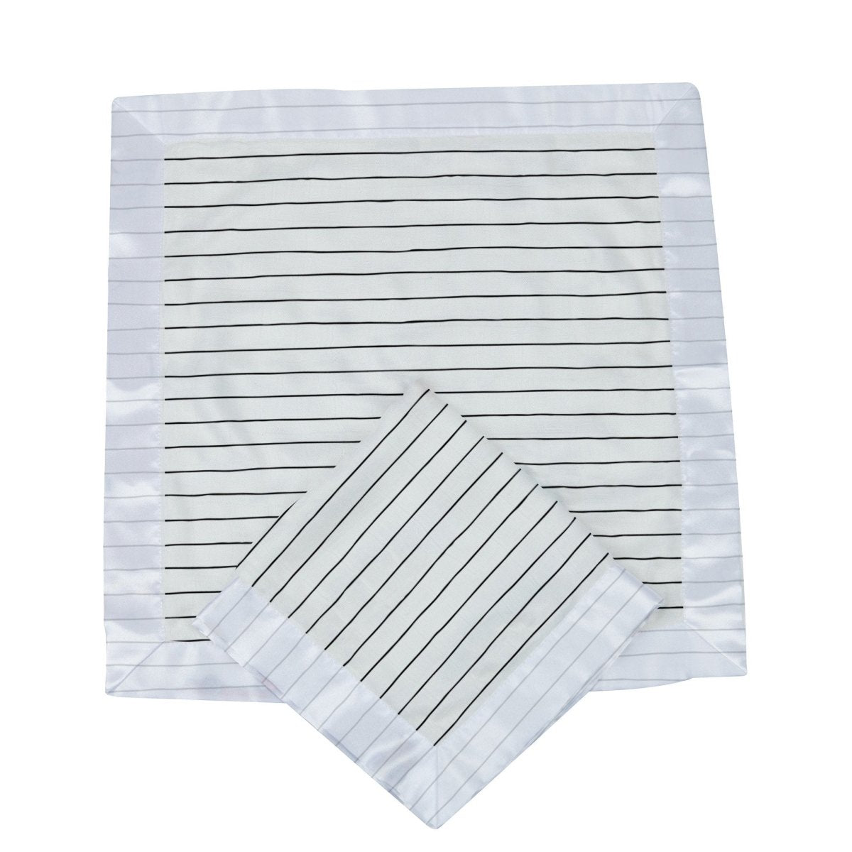 Newcastle Classics Bamboo Muslin Security Blankie with Pencil Stripe Design for Kids - 