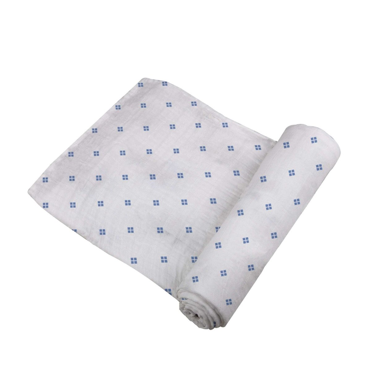 Newcastle Classics Bamboo Muslin Swaddle Blanket with Polka Dots for Newborns and Infants - 