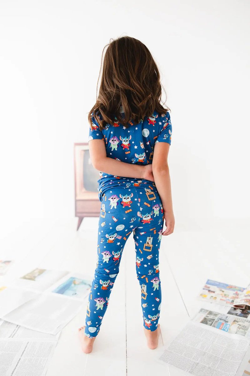 Charlie Lou Baby Bamboo Pajama Set For Kids 18 To 24 Months To 4T 5T Cozy - Everetts Place Boutique - 