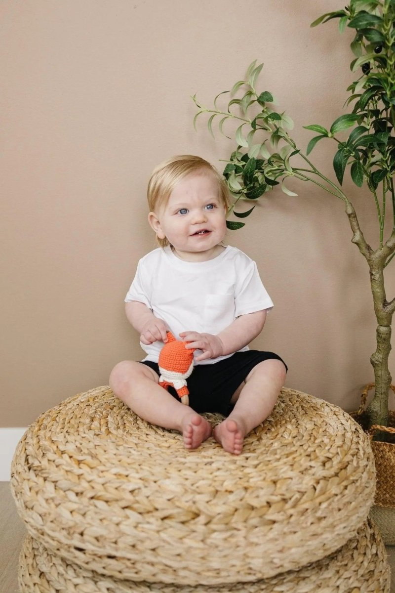 Little Joy Co. Bamboo Pocket Tee for Baby Soft Comfort and Stretch - Everetts Place Boutique - 