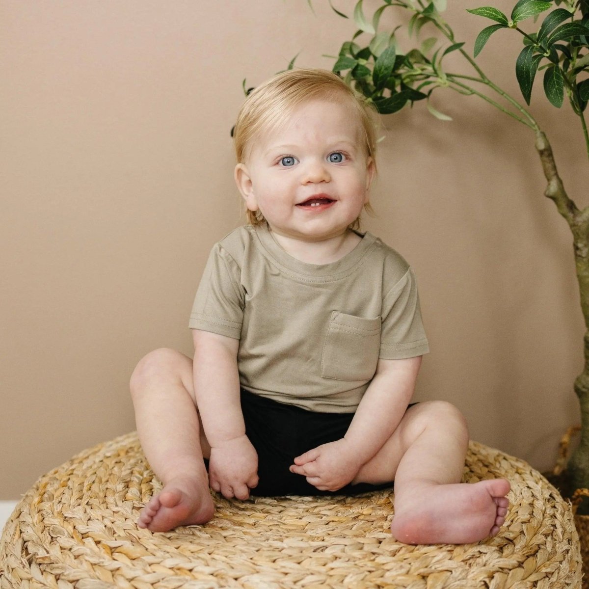Little Joy Co. Bamboo Pocket Tee for Baby Soft Comfort and Stretch - Everetts Place Boutique - 