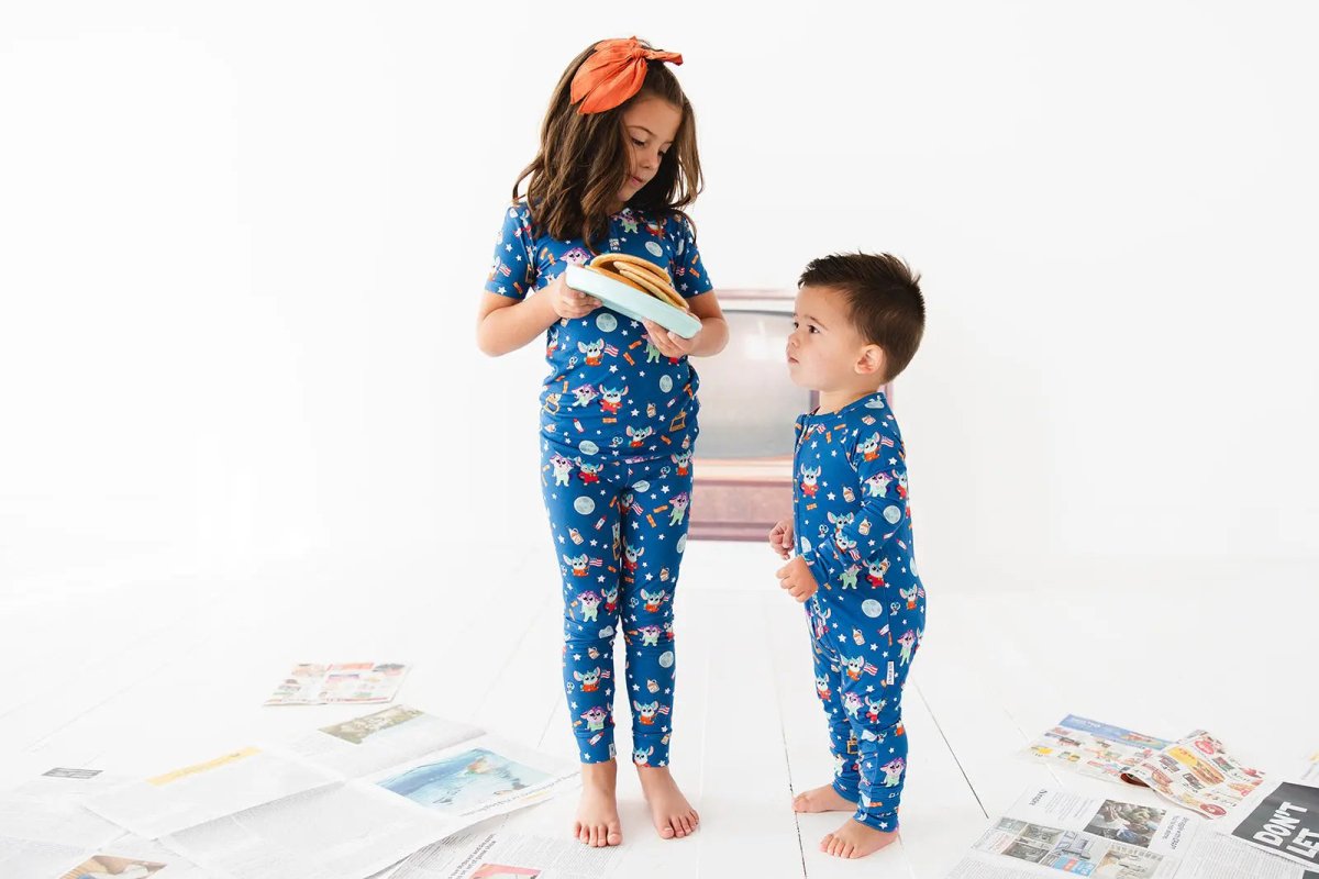 Charlie Lou Baby Bamboo Rompee Chip Chilla Baby Romper Convertible Cuffs - Everetts Place Boutique - 