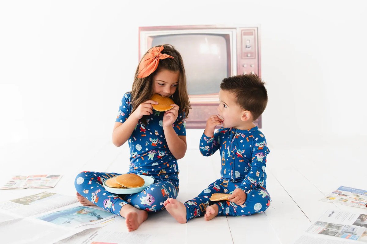 Charlie Lou Baby Bamboo Rompee Chip Chilla Baby Romper Convertible Cuffs - Everetts Place Boutique - 