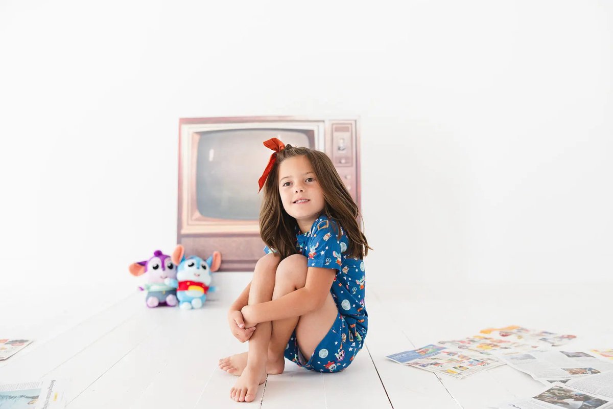 Charlie Lou Baby Bamboo Shortie Set for Babies Chip Chilla Collection - Everetts Place Boutique - 