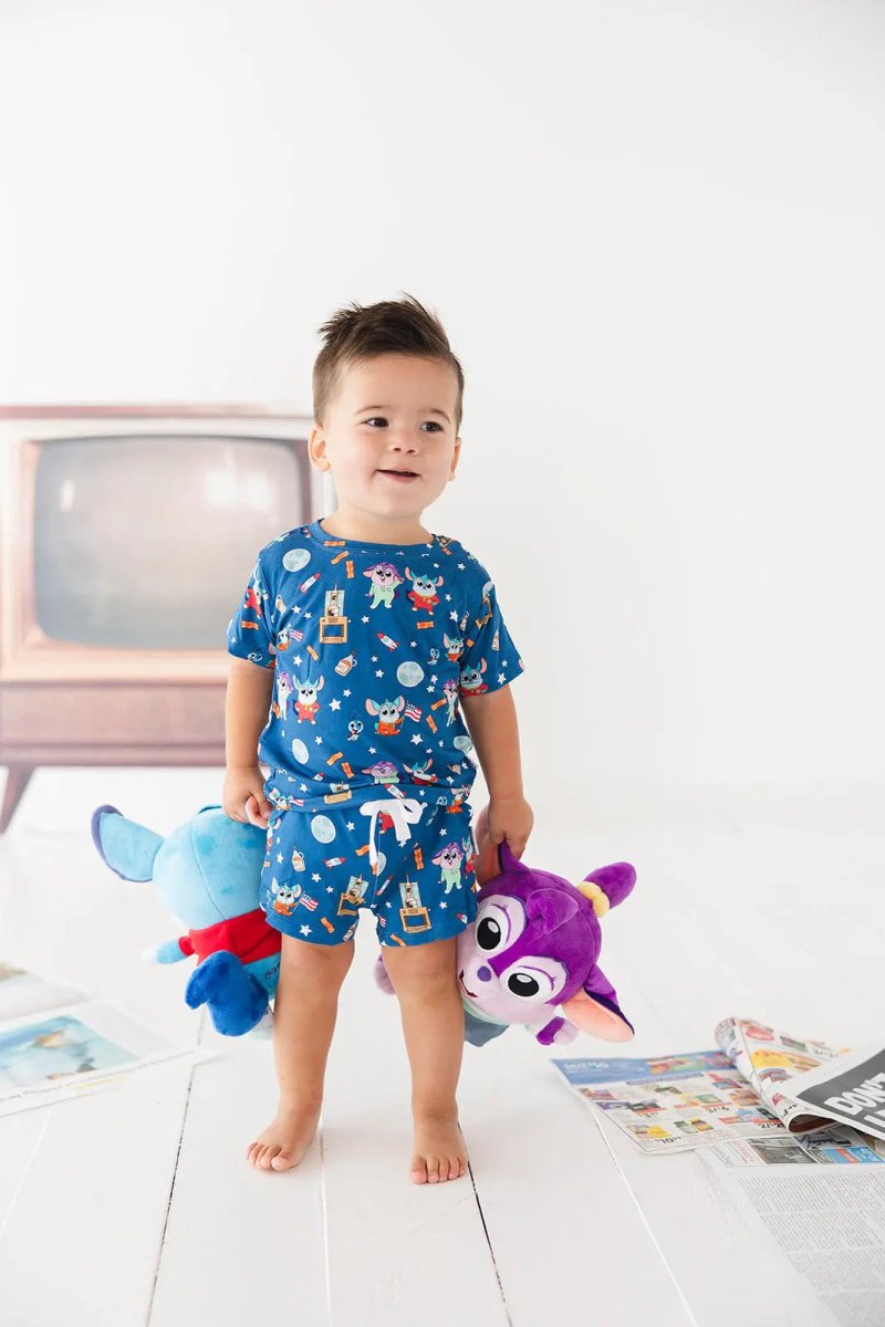 Charlie Lou Baby Bamboo Shortie Set for Babies Chip Chilla Collection - Everetts Place Boutique - 