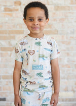 Charlie Lou Baby Bamboo Shortie Set Outer Banks By Charlie Lou Baby Kids - 