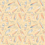 Sweet Bamboo Bamboo Surfboard Waves Pajama Set for Summer Comfort for Kids - 