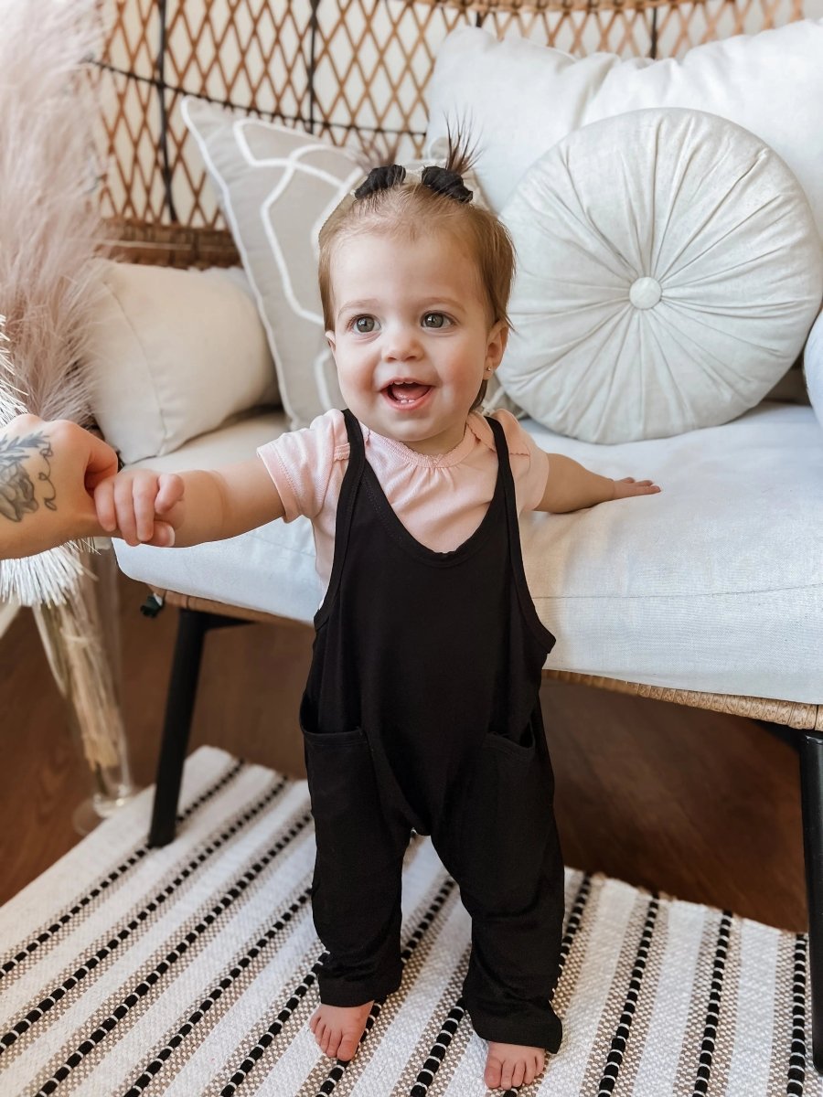 Little Joy Co. Bamboo Tank Romper Four Colors For All Sizes Oversized Fit - Everetts Place Boutique - 