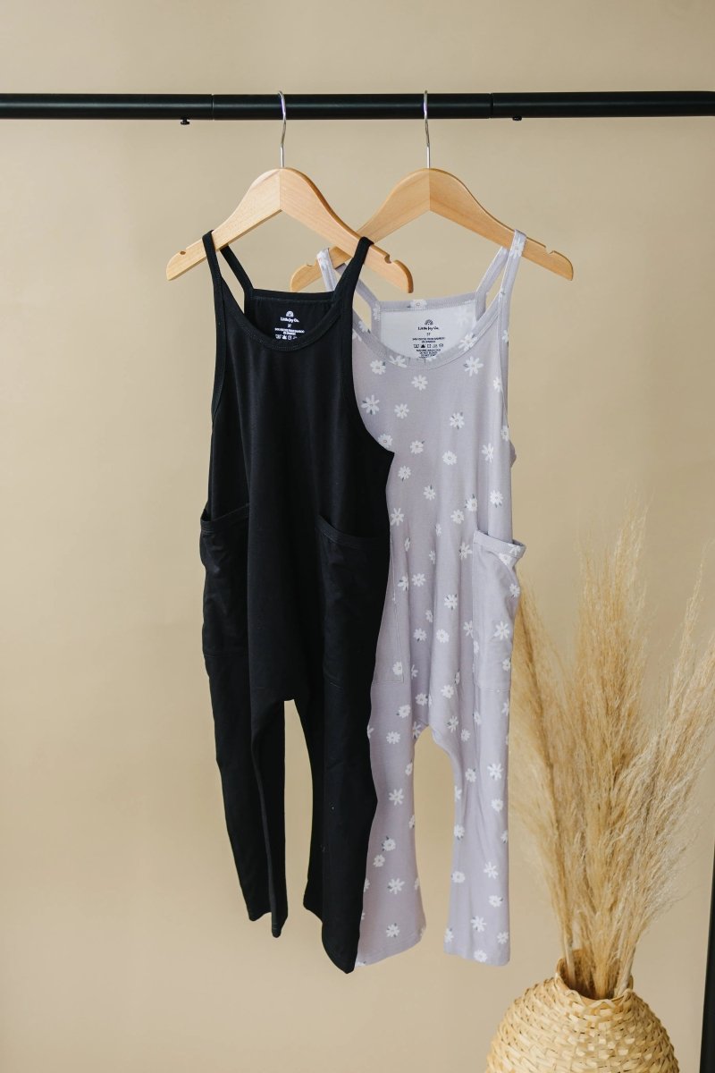 Little Joy Co. Bamboo Tank Romper Four Colors For All Sizes Oversized Fit - Everetts Place Boutique - 