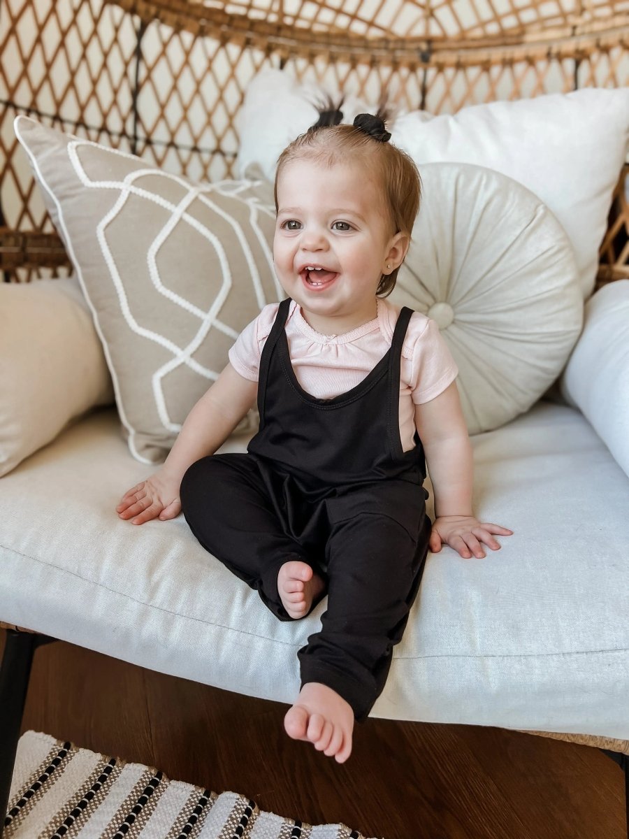 Little Joy Co. Bamboo Tank Romper Four Colors For All Sizes Oversized Fit - Everetts Place Boutique - 