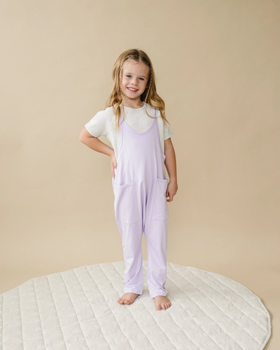 Little Joy Co. Bamboo Tank Romper Four Colors For All Sizes Oversized Fit - Everetts Place Boutique - 