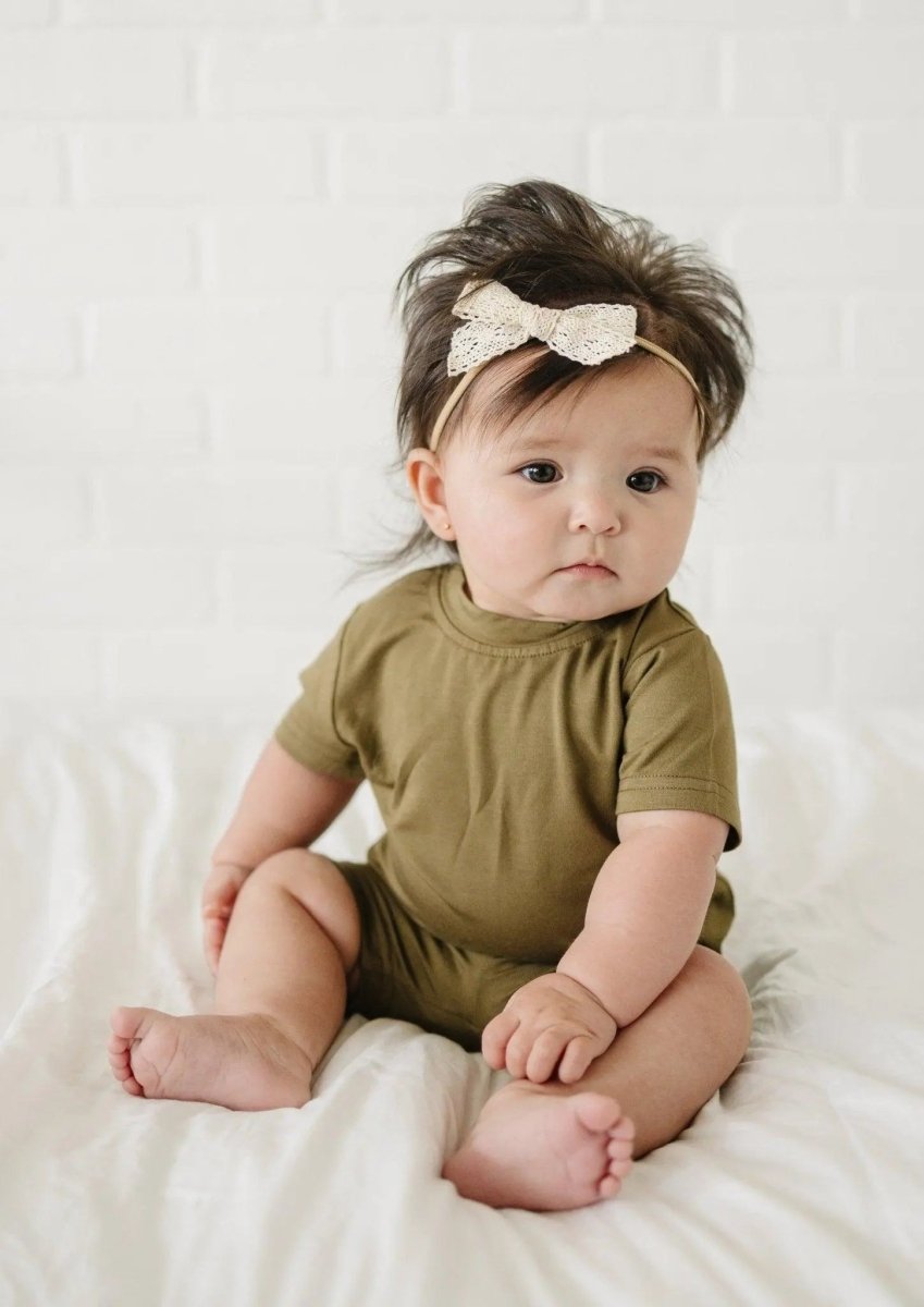 Little Joy Co. Bamboo Tee and Bike Shorts Set Sold Separates for Mix - Everetts Place Boutique - 