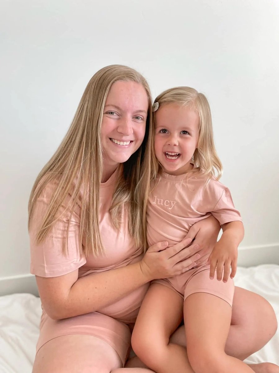 Little Joy Co. Bamboo Tee and Bike Shorts Set Sold Separates for Mix - Everetts Place Boutique - 