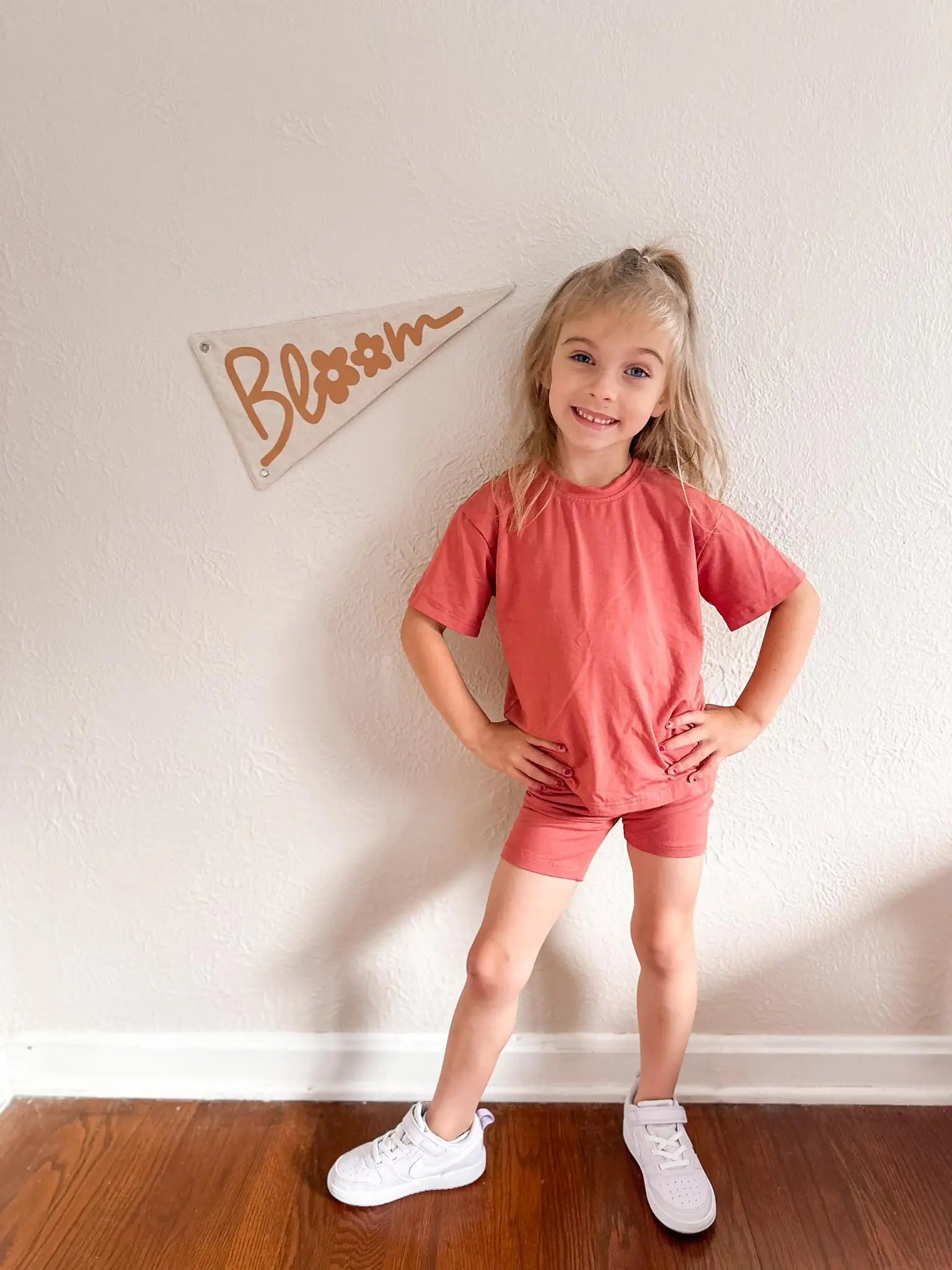 Little Joy Co. Bamboo Tee & Bike Shorts - sold as separates - 