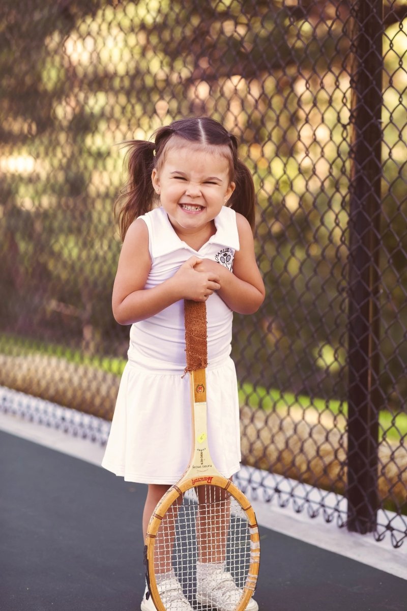Charlie Lou Baby Bamboo Tennis Dress For Baby Girls Soft Breathable Wear - Everetts Place Boutique - 