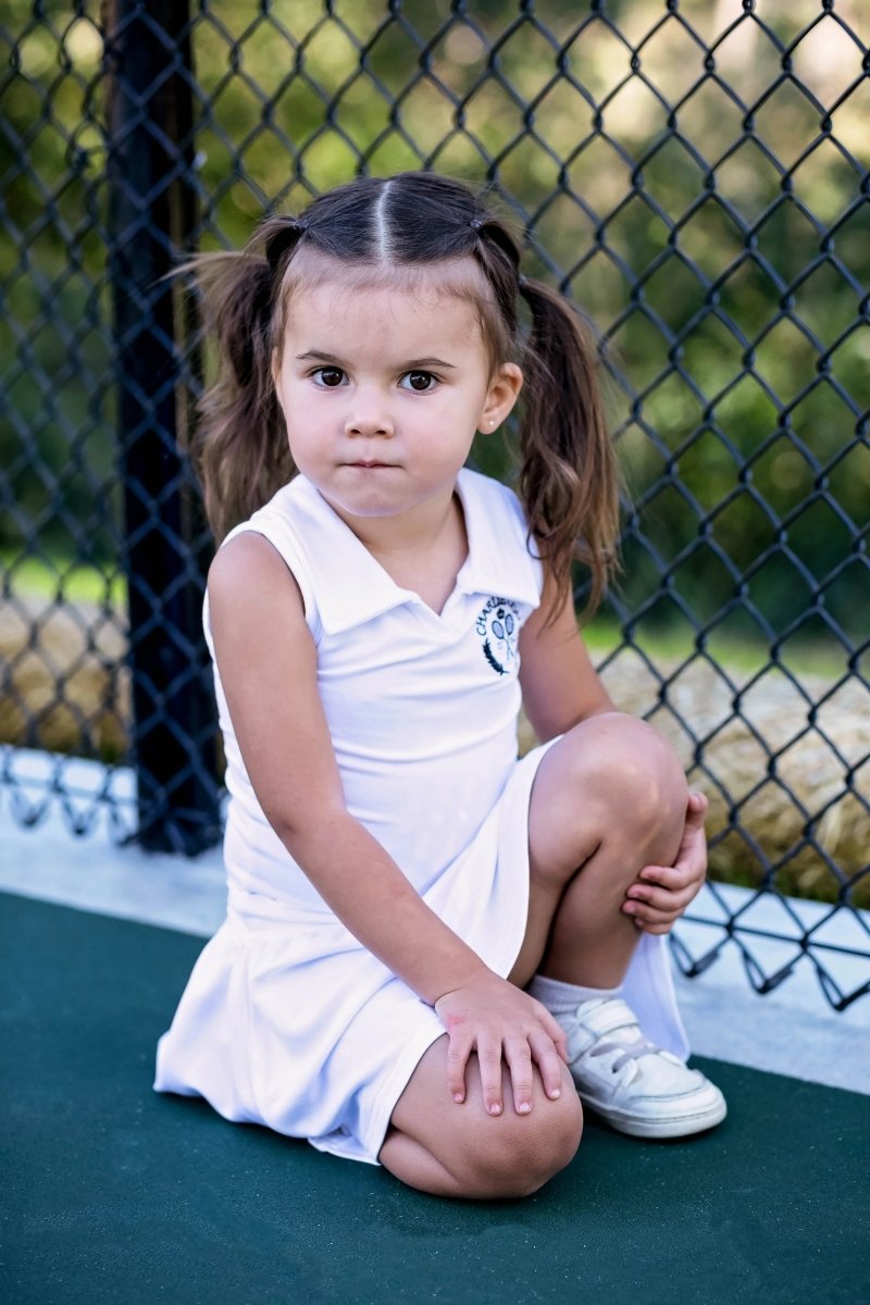 Charlie Lou Baby Bamboo Tennis Dress For Baby Girls Soft Breathable Wear - Everetts Place Boutique - 