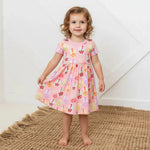 Bestaroo Bamboo Toddler Dress With Short Sleeves Bestaroo Soft - 