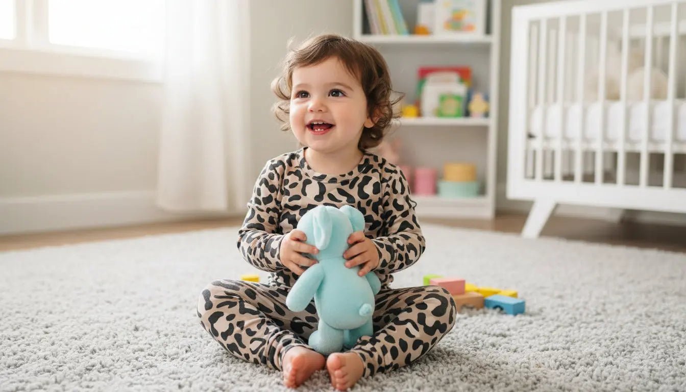 Bamboo Two Piece Pajama Set, Leopard - Head, Baby & Toddler Clothing, Skin, Child, Textile | Everetts Place