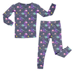 Bamboo Two Piece Pajama Set, Planets - Purple, Fictional character, Child, Nightwear, Pajamas | Everetts Place