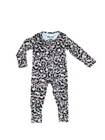 Miller & Co. Bamboo Zipper Footie, Leopard - Everetts Place