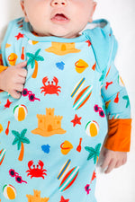 My First Beach Day: Beach Baby Sleep Sack | Soft Breathable Wearable Blanket by Rayn’s Tiny Stitches