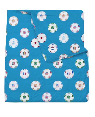 Toddler Bamboo My First Soccer Blanket | Ultra Soccer Toddler Blanket (57x39)