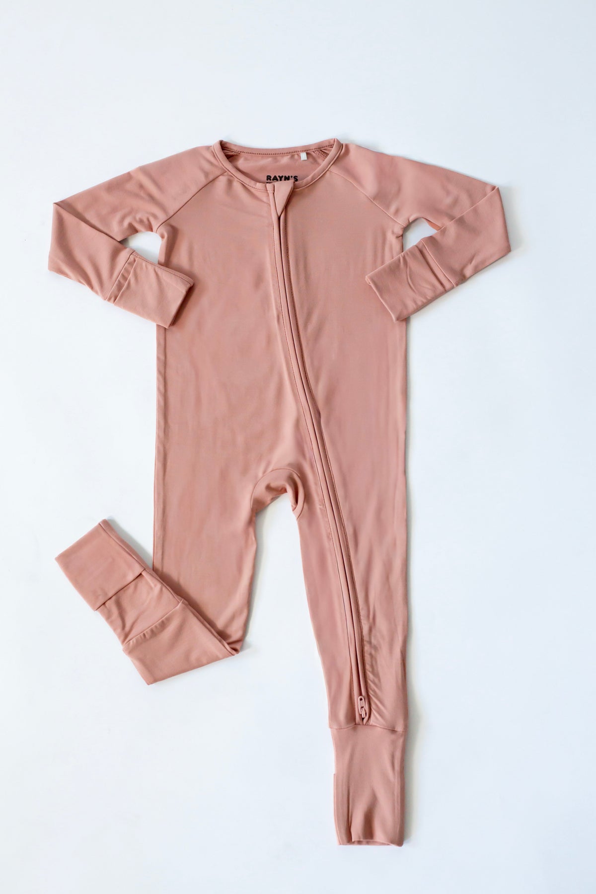 Solid Bamboo Double Zip Onesies | Soft Baby Essentials by Rayn’s Tiny Stitches