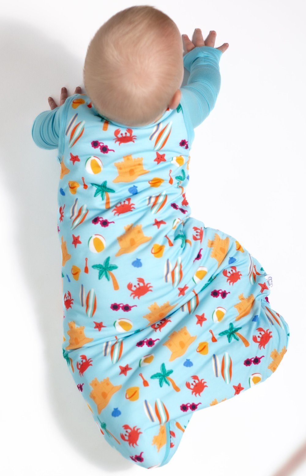 My First Beach Day: Beach Baby Sleep Sack | Soft Breathable Wearable Blanket by Rayn’s Tiny Stitches