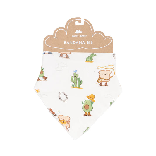 Bandana Bib Avocado Toast Western Cute Baby Accessory Angel Dear