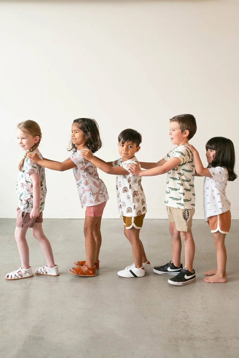 Little Love Bug Co. Barefoot Love Bug Sneakers with Flexible Support for Active Kids - 