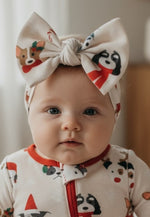 Dreamlet Bark The Halls (Bow Headband) - 