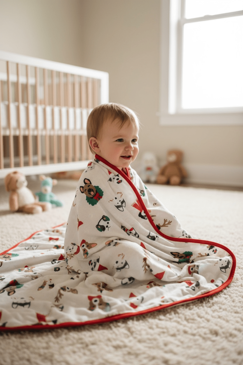 Dreamlet Bark The Halls (Dream Blanket) - 