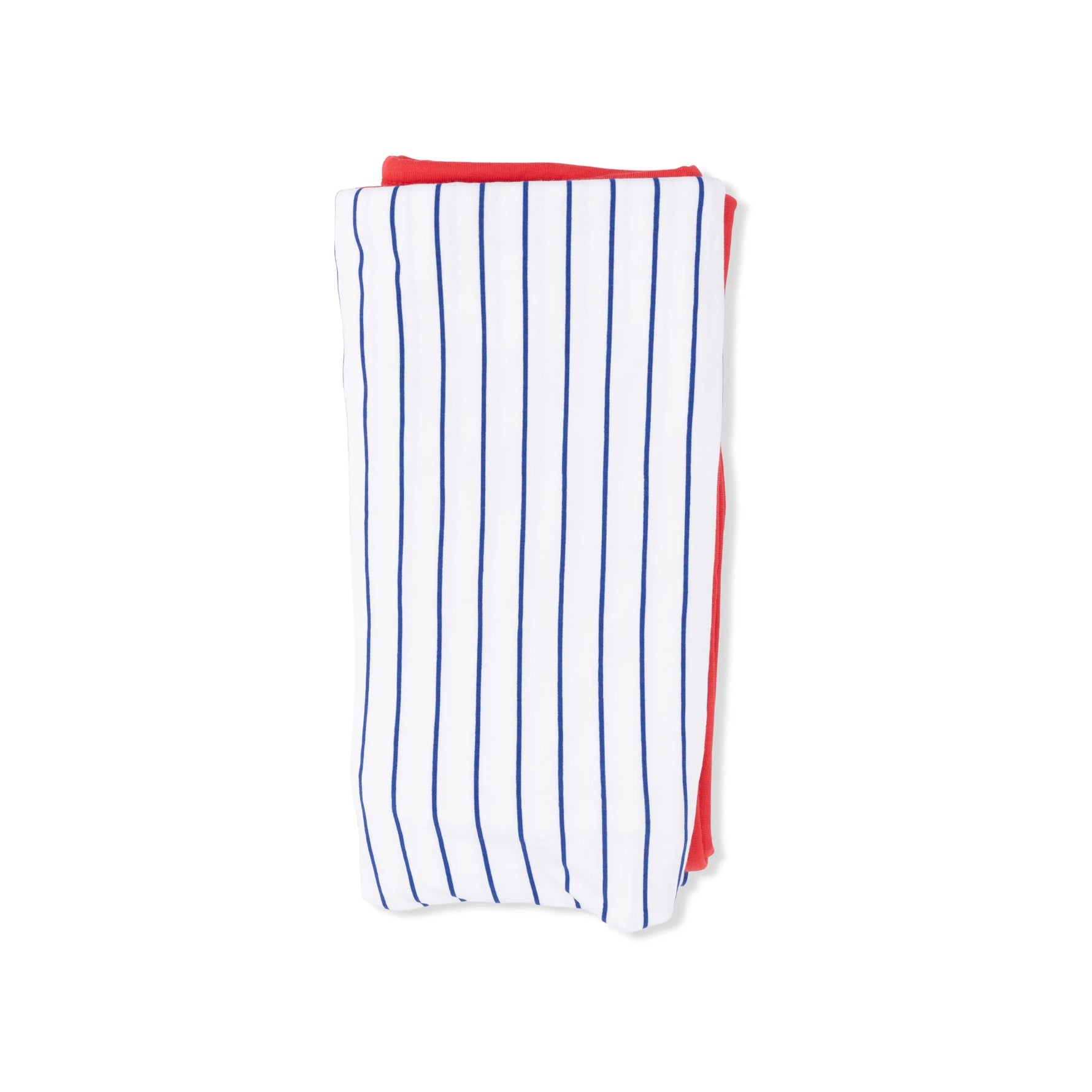 Angel Dear Baseball Stripe - 2 Ply Blanket with Binding - 