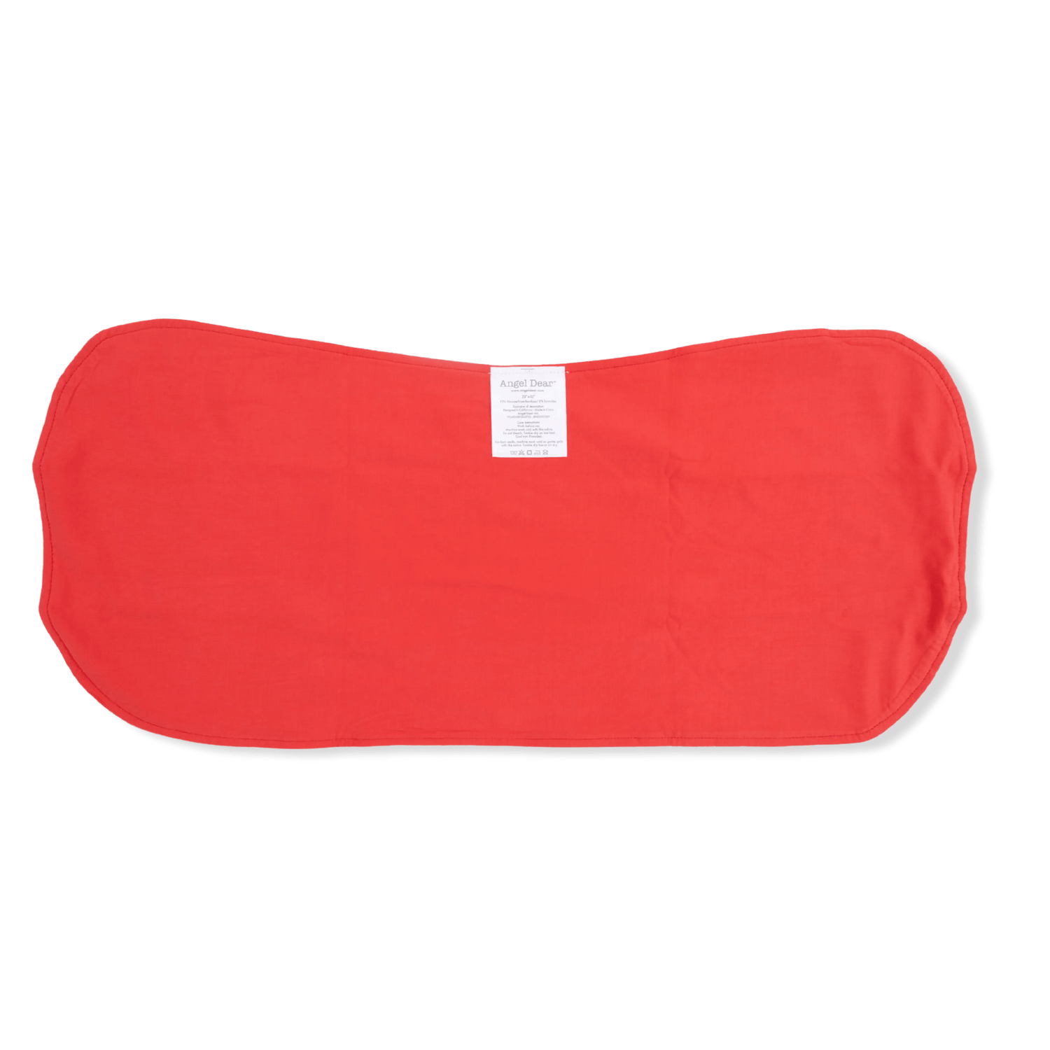 Angel Dear Baseball Stripe - 2 Ply Burp Cloth with Binding - 