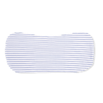 Angel Dear Baseball Stripe - 2 Ply Burp Cloth with Binding - 