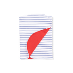 Angel Dear Baseball Stripe - 2 Ply Burp Cloth with Binding - 
